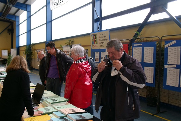 Edith BRUNEEL au stand
